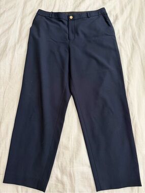 Club Monaco Dark Navy Straight Leg Dress Pants